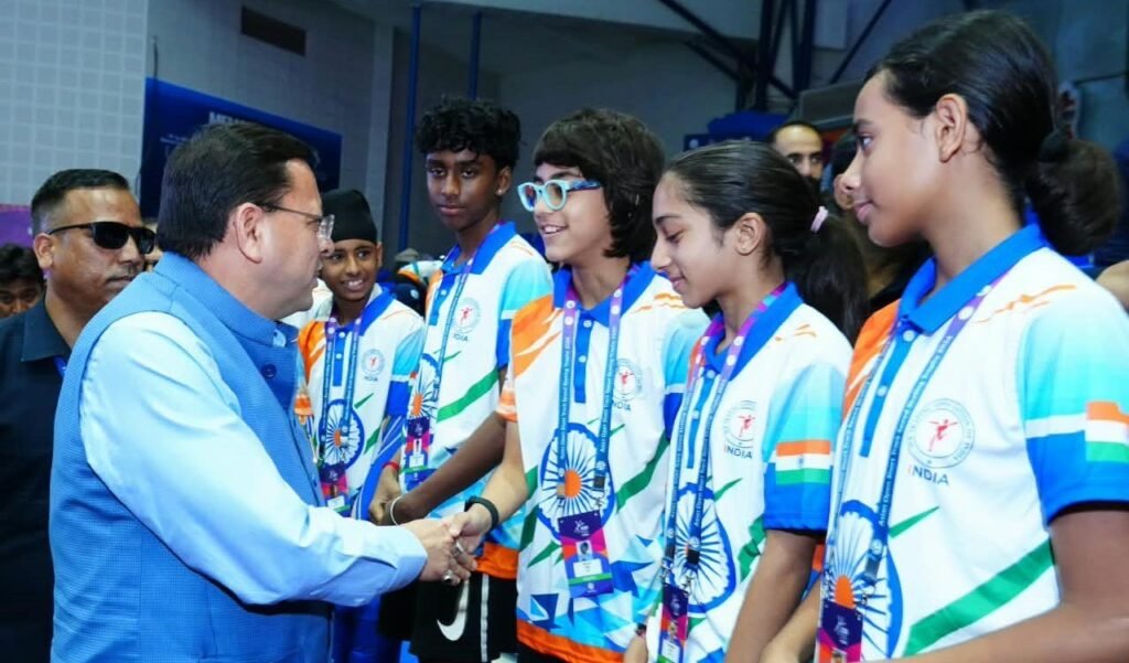 एशियन ओपन शॉर्ट ट्रैक स्पीड स्केटिंग ट्रॉफी का मुख्यमंत्री ने किया शुभारंभ